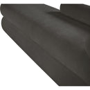 Color_Grey -- Kennedy Grey Chenille Fabric Upholstered Bench IMAGE 11