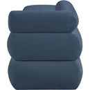  Color_Light Blue -- Kennedy Light Blue Chenille Fabric Upholstered Bench IMAGE 4
