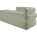 Color_Mint -- Kennedy Mint Chenille Fabric Upholstered Bench IMAGE 10