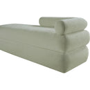 Meridian Kennedy Mint Chenille Fabric Bench IMAGE 10
