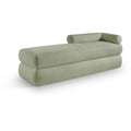  Color_Mint -- Kennedy Mint Chenille Fabric Upholstered Bench IMAGE 1