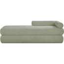 Meridian Kennedy Mint Chenille Fabric Bench IMAGE 3