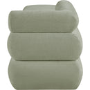 Meridian Kennedy Mint Chenille Fabric Bench IMAGE 4