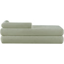 Meridian Kennedy Mint Chenille Fabric Bench IMAGE 5