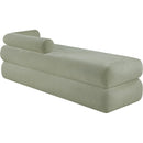  Color_Mint -- Kennedy Mint Chenille Fabric Upholstered Bench IMAGE 7