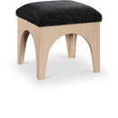  Manufacturer Color_Black -- Meridian Lawson Fabric Ottoman IMAGE 1