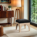  Manufacturer Color_Black -- Meridian Lawson Fabric Ottoman IMAGE 2