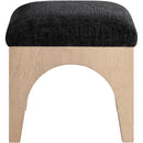  Manufacturer Color_Black -- Meridian Lawson Fabric Ottoman IMAGE 3