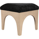  Manufacturer Color_Black -- Meridian Lawson Fabric Ottoman IMAGE 5
