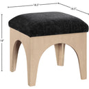  Manufacturer Color_Black -- Meridian Lawson Fabric Ottoman IMAGE 6