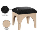 Manufacturer Color_Black -- Meridian Lawson Fabric Ottoman IMAGE 7