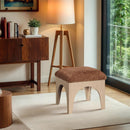  Manufacturer Color_Cognac -- Lawson Cognac Chenille Fabric Upholstered Ottoman IMAGE 2