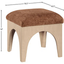  Manufacturer Color_Cognac -- Lawson Cognac Chenille Fabric Upholstered Ottoman IMAGE 6