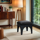  Manufacturer Color_Black -- Meridian Lawson Fabric Ottoman IMAGE 2
