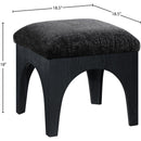  Manufacturer Color_Black -- Meridian Lawson Fabric Ottoman IMAGE 6