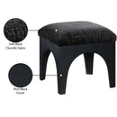  Manufacturer Color_Black -- Meridian Lawson Fabric Ottoman IMAGE 7
