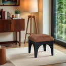  Manufacturer Color_Cognac -- Lawson Cognac Chenille Fabric Upholstered Ottoman IMAGE 2