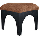  Manufacturer Color_Cognac -- Lawson Cognac Chenille Fabric Upholstered Ottoman IMAGE 5