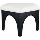  Manufacturer Color_Cream -- Lawson Cream Chenille Fabric Upholstered Ottoman IMAGE 5