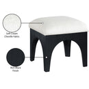  Manufacturer Color_Cream -- Lawson Cream Chenille Fabric Upholstered Ottoman IMAGE 7