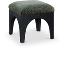  Manufacturer Color_Green -- Lawson Green Chenille Fabric Upholstered Ottoman IMAGE 1