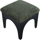  Manufacturer Color_Green -- Lawson Green Chenille Fabric Upholstered Ottoman IMAGE 4
