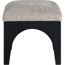  Manufacturer Color_Grey -- Lawson Grey Chenille Fabric Upholstered Ottoman IMAGE 3