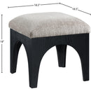  Manufacturer Color_Grey -- Lawson Grey Chenille Fabric Upholstered Ottoman IMAGE 6