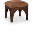  Manufacturer Color_Cognac -- Meridian Lawson Fabric Ottoman IMAGE 1