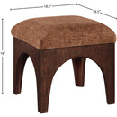  Manufacturer Color_Cognac -- Meridian Lawson Fabric Ottoman IMAGE 6