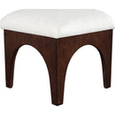  Manufacturer Color_Cream -- Lawson Cream Chenille Fabric Upholstered Ottoman IMAGE 5