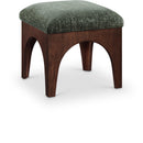  Manufacturer Color_Green -- Lawson Green Chenille Fabric Upholstered Ottoman IMAGE 1