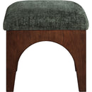  Manufacturer Color_Green -- Lawson Green Chenille Fabric Upholstered Ottoman IMAGE 3