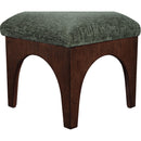  Manufacturer Color_Green -- Lawson Green Chenille Fabric Upholstered Ottoman IMAGE 5