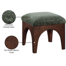  Manufacturer Color_Green -- Lawson Green Chenille Fabric Upholstered Ottoman IMAGE 7