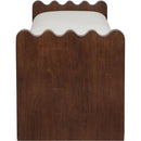  Color_Cream -- Sonia Cream Velour Fur Fabric Upholstered Bench IMAGE 4