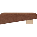  Color_Cognac -- Alora Cognac Fabric Upholstered Bench IMAGE 3