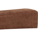  Color_Cognac -- Alora Cognac Fabric Upholstered Bench IMAGE 6