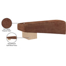  Color_Cognac -- Alora Cognac Fabric Upholstered Bench IMAGE 9
