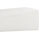  Color_Cream -- Alora Cream Fabric Upholstered Bench IMAGE 6