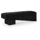  Color_Black -- Meridian Alora Fabric Upholstered Bench IMAGE 1