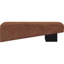  Color_Cognac -- Alora Cognac Fabric Upholstered Bench IMAGE 3