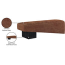  Color_Cognac -- Alora Cognac Fabric Upholstered Bench IMAGE 9