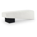  Color_Cream -- Alora Cream Fabric Upholstered Bench IMAGE 1