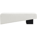  Color_Cream -- Alora Cream Fabric Upholstered Bench IMAGE 3