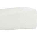  Color_Cream -- Alora Cream Fabric Upholstered Bench IMAGE 6