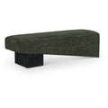  Color_Green -- Alora Green Fabric Upholstered Bench IMAGE 1
