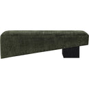  Color_Green -- Alora Green Fabric Upholstered Bench IMAGE 3