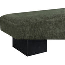  Color_Green -- Alora Green Fabric Upholstered Bench IMAGE 5