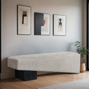  Color_Grey -- Alora Grey Fabric Upholstered Bench IMAGE 2